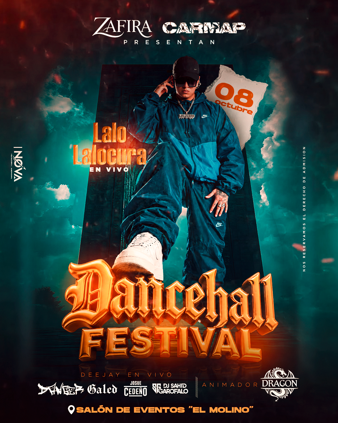 Flyer de DANCEHALL FESTIVAL